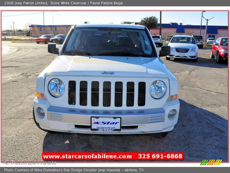 Stone White Clearcoat / Pastel Pebble Beige 2008 Jeep Patriot Limited