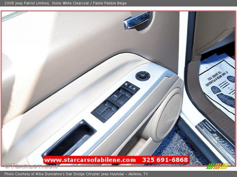 Stone White Clearcoat / Pastel Pebble Beige 2008 Jeep Patriot Limited