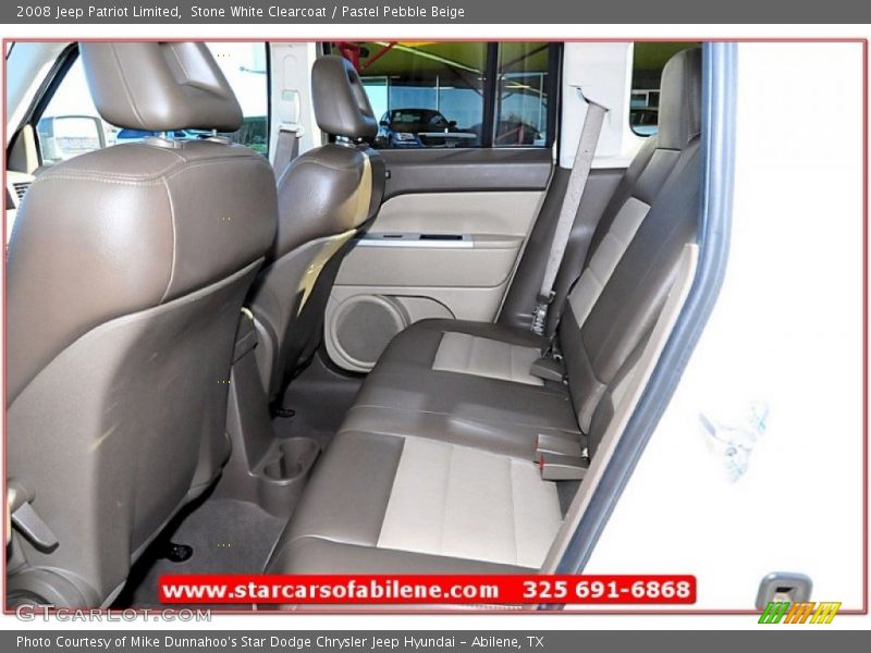 Stone White Clearcoat / Pastel Pebble Beige 2008 Jeep Patriot Limited