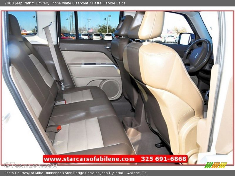 Stone White Clearcoat / Pastel Pebble Beige 2008 Jeep Patriot Limited