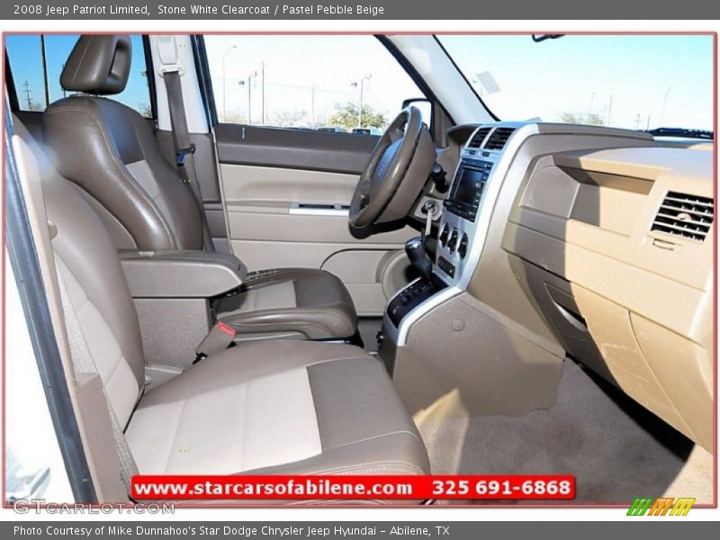 Stone White Clearcoat / Pastel Pebble Beige 2008 Jeep Patriot Limited