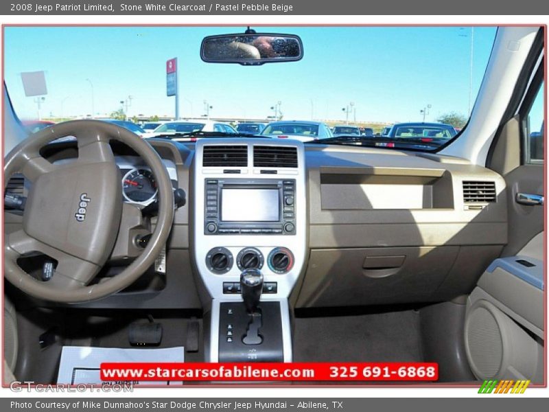 Stone White Clearcoat / Pastel Pebble Beige 2008 Jeep Patriot Limited