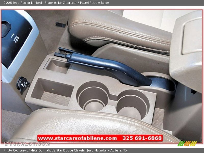 Stone White Clearcoat / Pastel Pebble Beige 2008 Jeep Patriot Limited