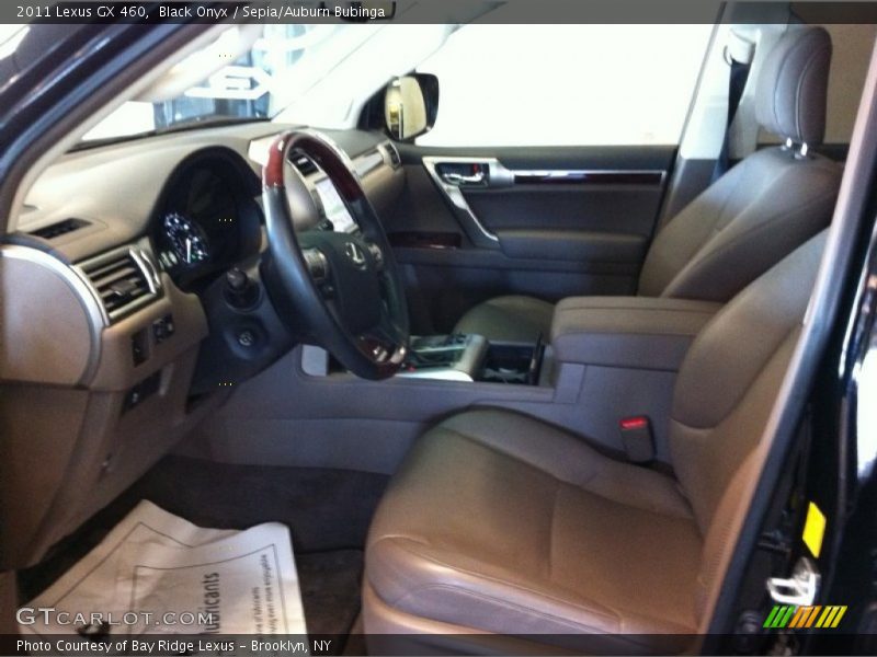 Black Onyx / Sepia/Auburn Bubinga 2011 Lexus GX 460