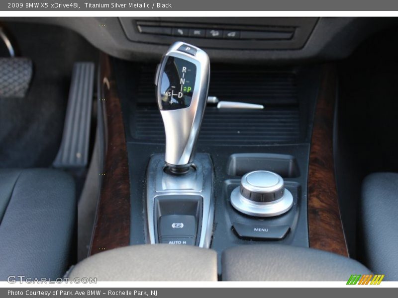 Titanium Silver Metallic / Black 2009 BMW X5 xDrive48i