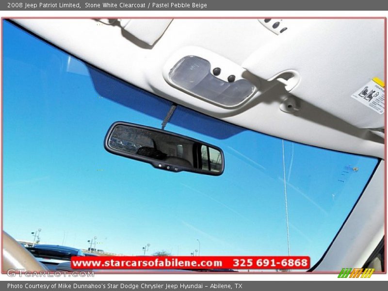 Stone White Clearcoat / Pastel Pebble Beige 2008 Jeep Patriot Limited