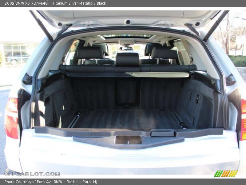Titanium Silver Metallic / Black 2009 BMW X5 xDrive48i