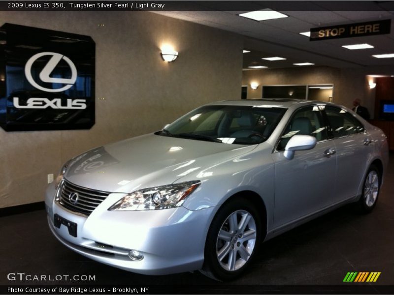 Tungsten Silver Pearl / Light Gray 2009 Lexus ES 350