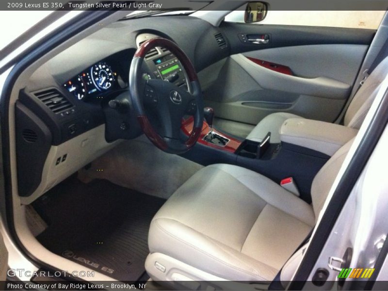 Tungsten Silver Pearl / Light Gray 2009 Lexus ES 350