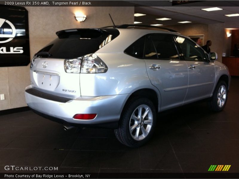 Tungsten Pearl / Black 2009 Lexus RX 350 AWD