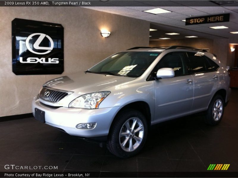 Tungsten Pearl / Black 2009 Lexus RX 350 AWD
