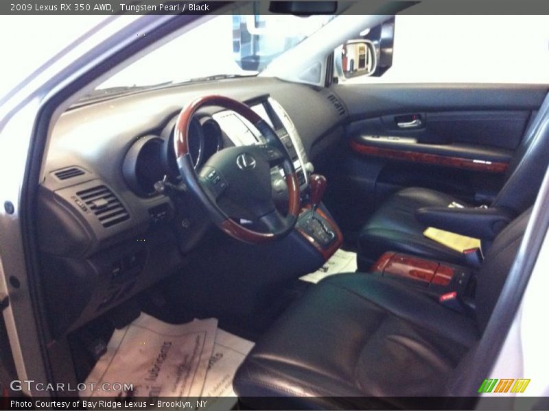 Tungsten Pearl / Black 2009 Lexus RX 350 AWD