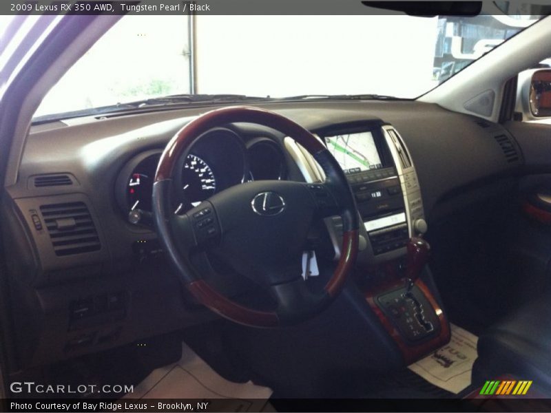 Tungsten Pearl / Black 2009 Lexus RX 350 AWD