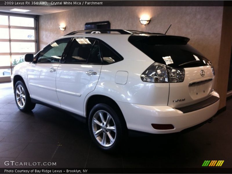 Crystal White Mica / Parchment 2009 Lexus RX 350 AWD