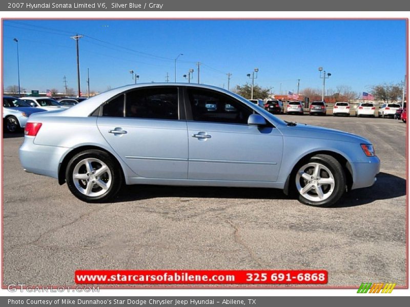 Silver Blue / Gray 2007 Hyundai Sonata Limited V6