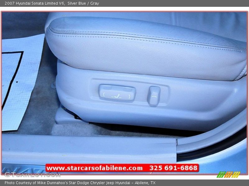 Silver Blue / Gray 2007 Hyundai Sonata Limited V6
