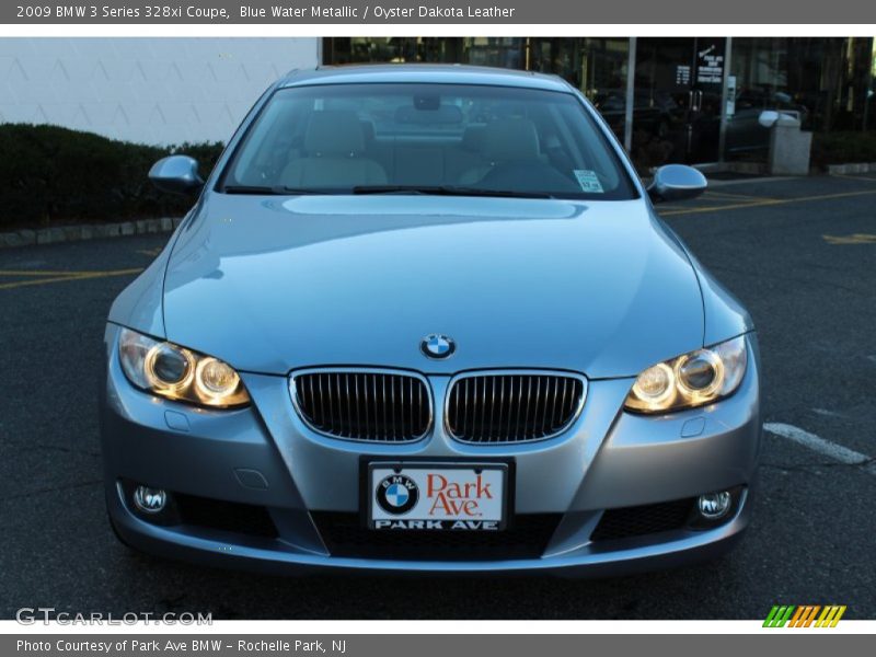 Blue Water Metallic / Oyster Dakota Leather 2009 BMW 3 Series 328xi Coupe