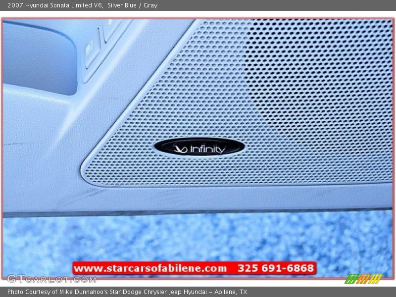 Silver Blue / Gray 2007 Hyundai Sonata Limited V6