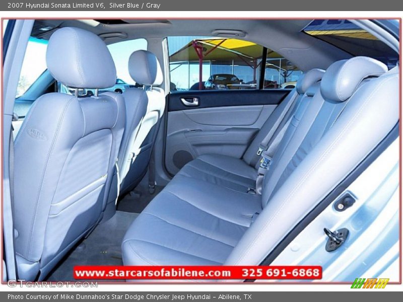 Silver Blue / Gray 2007 Hyundai Sonata Limited V6