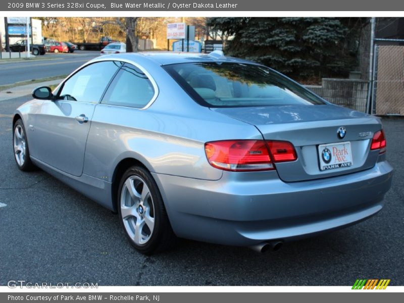 Blue Water Metallic / Oyster Dakota Leather 2009 BMW 3 Series 328xi Coupe