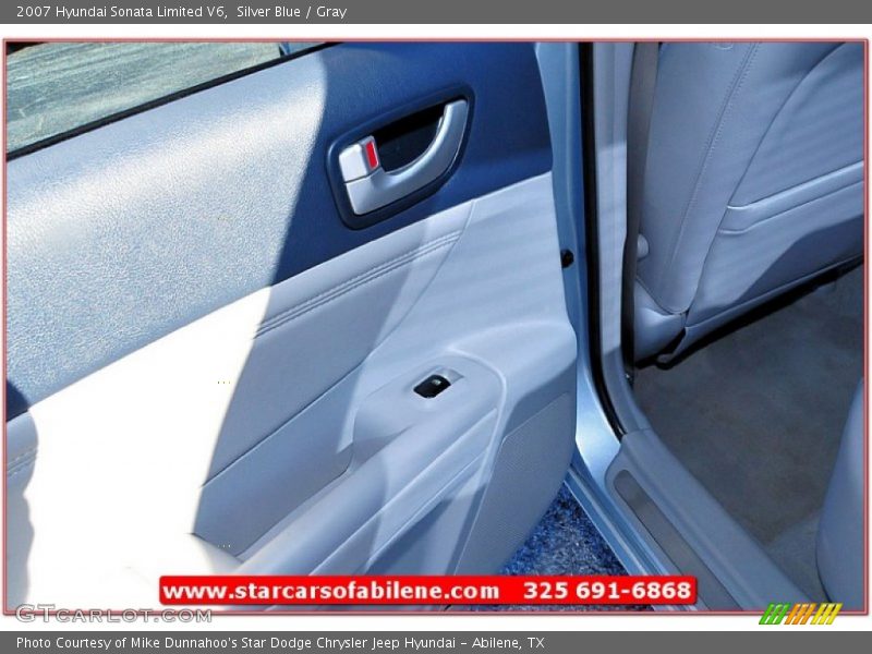 Silver Blue / Gray 2007 Hyundai Sonata Limited V6