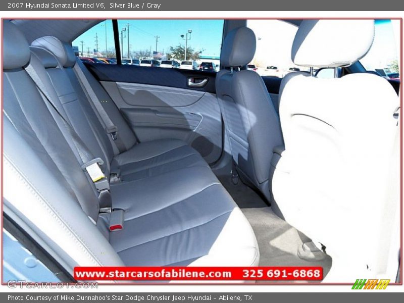 Silver Blue / Gray 2007 Hyundai Sonata Limited V6