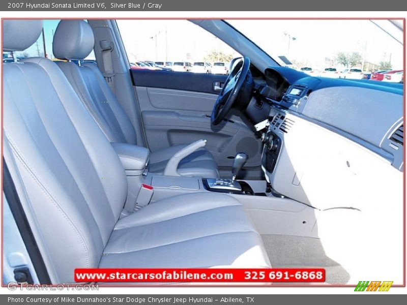 Silver Blue / Gray 2007 Hyundai Sonata Limited V6