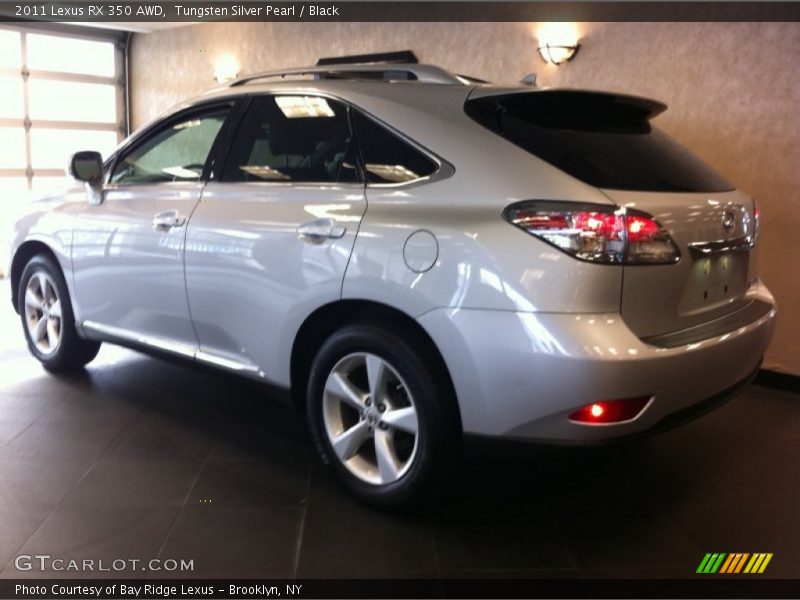 Tungsten Silver Pearl / Black 2011 Lexus RX 350 AWD