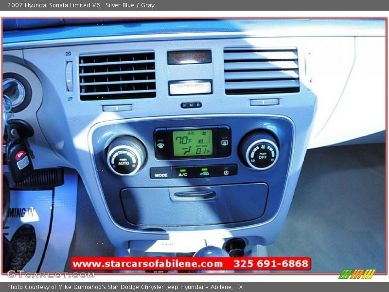 Silver Blue / Gray 2007 Hyundai Sonata Limited V6