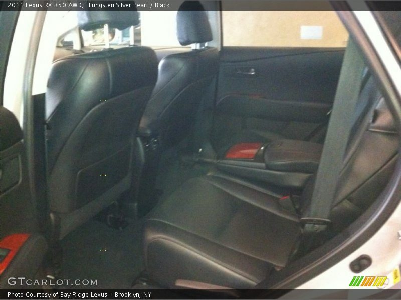 Tungsten Silver Pearl / Black 2011 Lexus RX 350 AWD