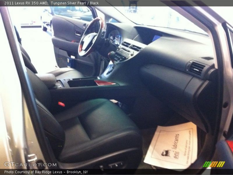 Tungsten Silver Pearl / Black 2011 Lexus RX 350 AWD