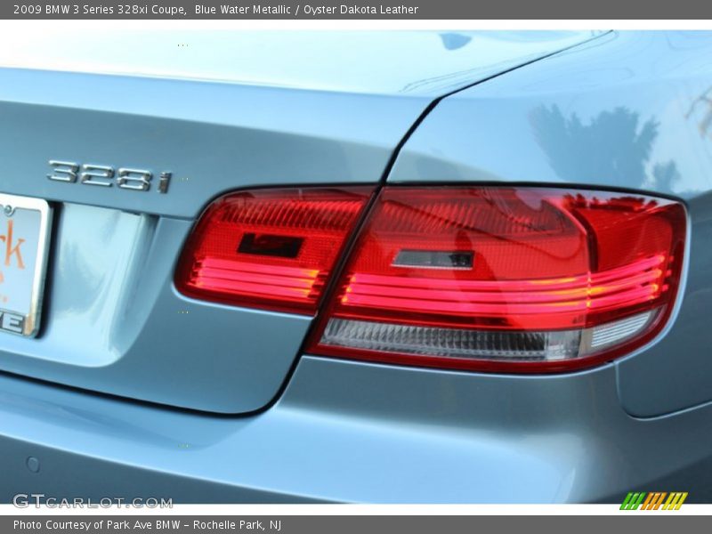 Blue Water Metallic / Oyster Dakota Leather 2009 BMW 3 Series 328xi Coupe