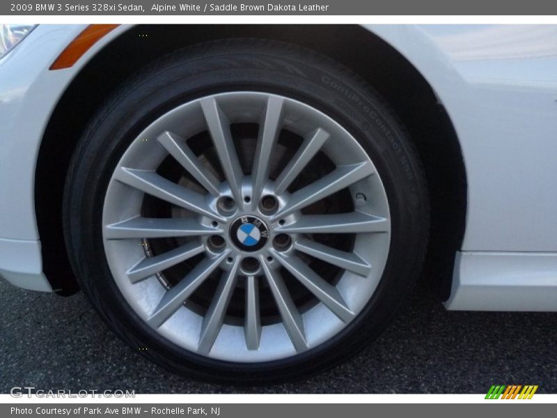 Alpine White / Saddle Brown Dakota Leather 2009 BMW 3 Series 328xi Sedan