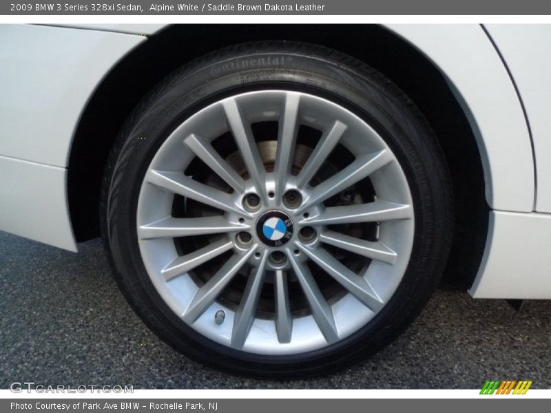 Alpine White / Saddle Brown Dakota Leather 2009 BMW 3 Series 328xi Sedan