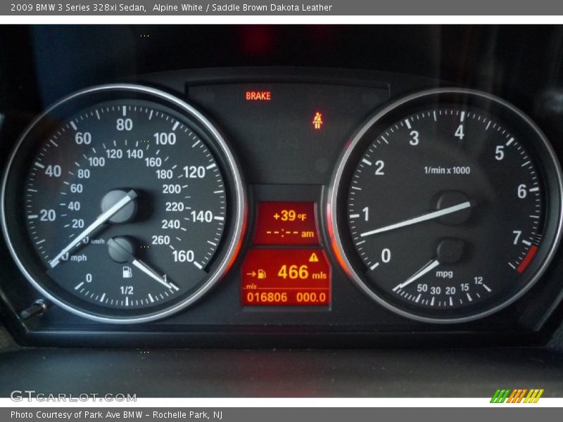  2009 3 Series 328xi Sedan 328xi Sedan Gauges