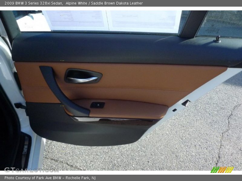 Alpine White / Saddle Brown Dakota Leather 2009 BMW 3 Series 328xi Sedan
