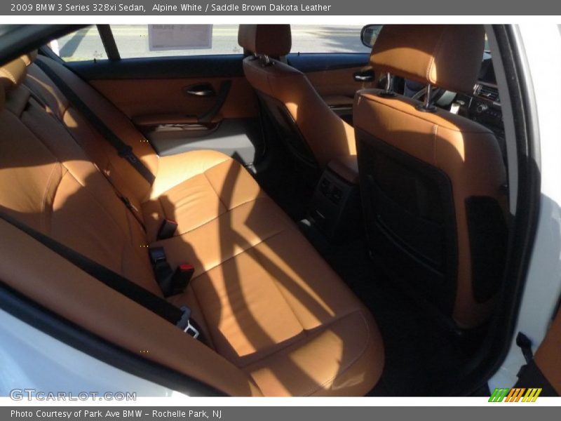 Alpine White / Saddle Brown Dakota Leather 2009 BMW 3 Series 328xi Sedan