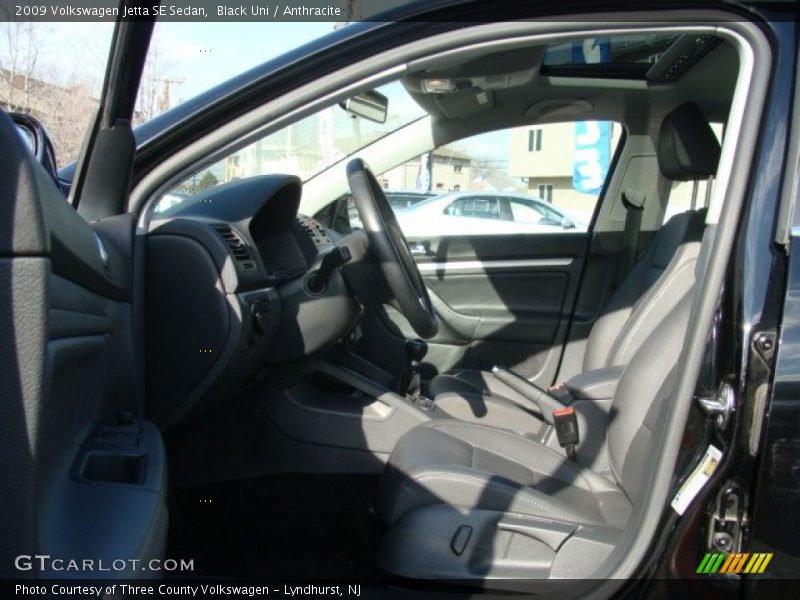 Black Uni / Anthracite 2009 Volkswagen Jetta SE Sedan