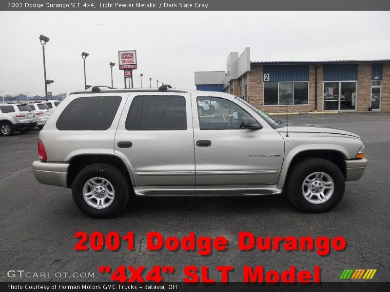 Light Pewter Metallic / Dark Slate Gray 2001 Dodge Durango SLT 4x4