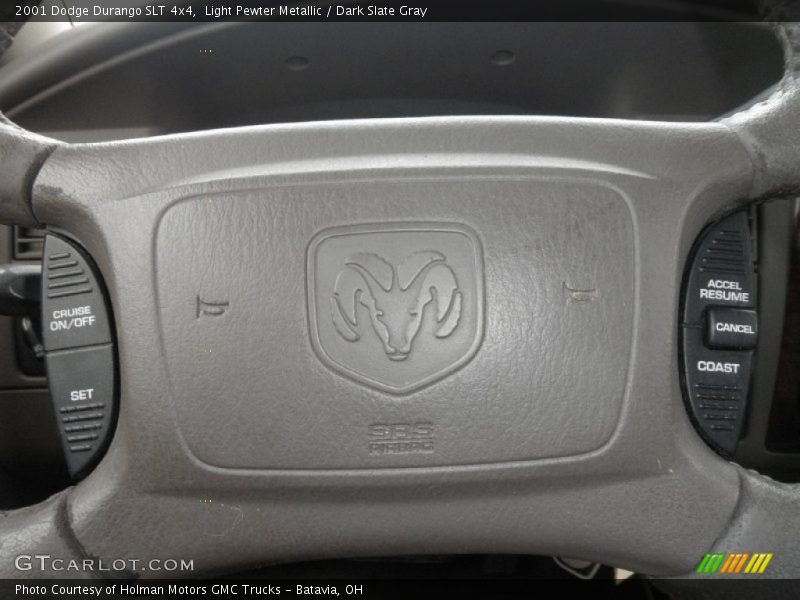 Light Pewter Metallic / Dark Slate Gray 2001 Dodge Durango SLT 4x4