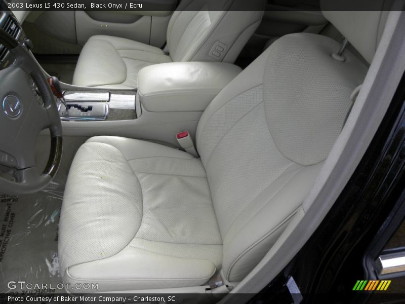 Black Onyx / Ecru 2003 Lexus LS 430 Sedan