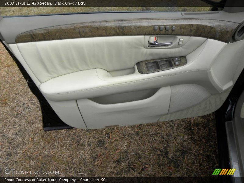 Black Onyx / Ecru 2003 Lexus LS 430 Sedan