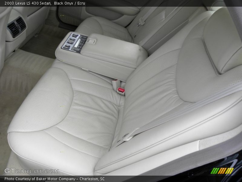 Black Onyx / Ecru 2003 Lexus LS 430 Sedan