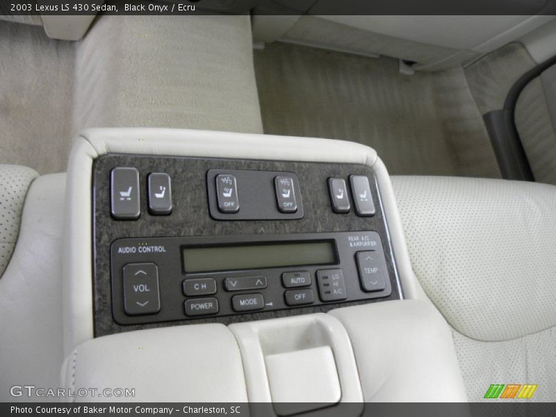 Black Onyx / Ecru 2003 Lexus LS 430 Sedan