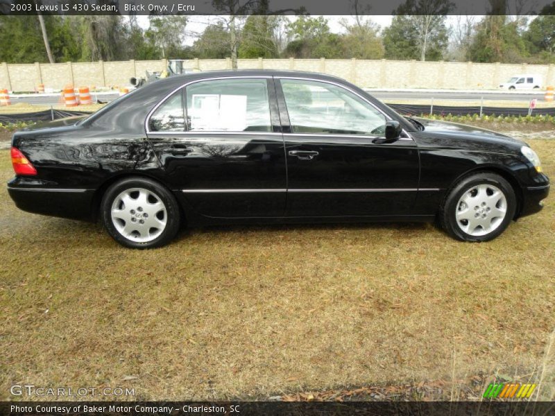 Black Onyx / Ecru 2003 Lexus LS 430 Sedan