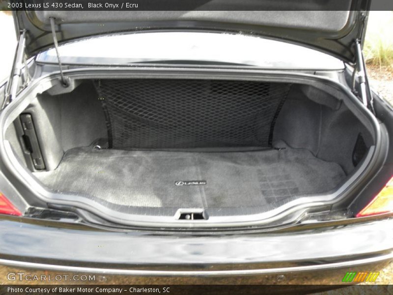 Black Onyx / Ecru 2003 Lexus LS 430 Sedan