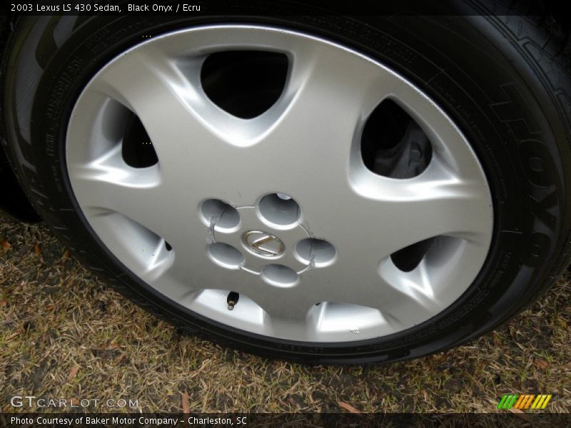 Black Onyx / Ecru 2003 Lexus LS 430 Sedan
