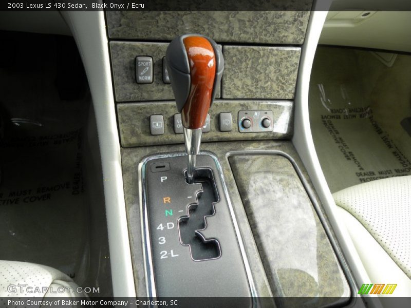 Black Onyx / Ecru 2003 Lexus LS 430 Sedan