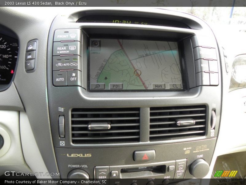 Black Onyx / Ecru 2003 Lexus LS 430 Sedan