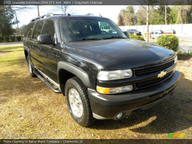Black / Gray/Dark Charcoal 2005 Chevrolet Suburban 1500 Z71 4x4